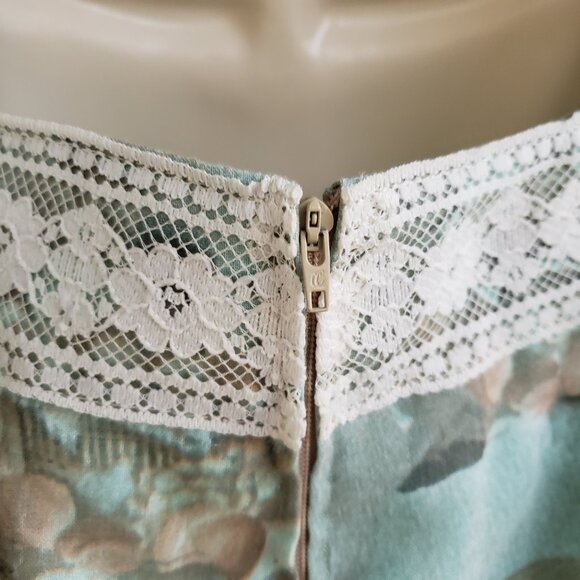 Vintage 70s/80s handmade long sleeve maxi dress with Greek Santorini Print - Picture 8 of 12